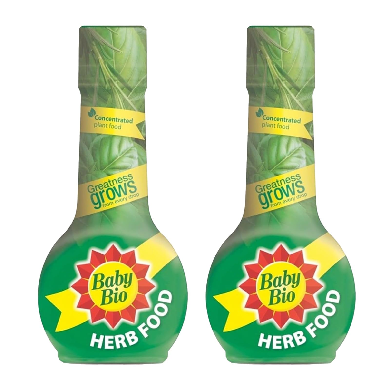 Baby Bio Herb Food Concentrated Liquid Plant Feed, Nutrition for Indoor & Outdoor Herb Plants, Suitable for Basil, Mint, Parsley & More, 175ml (2 Pack)