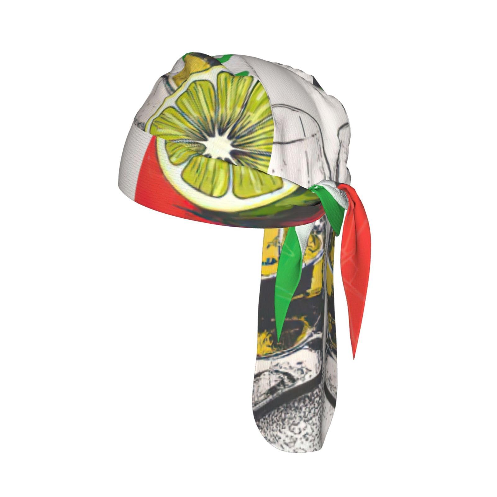 Gxungt Unisex Black Mexico Flag And Tequila Print Men's Headscarf,Cycling Hat,Suitable For Cycling,Motorcycles And Other Sports