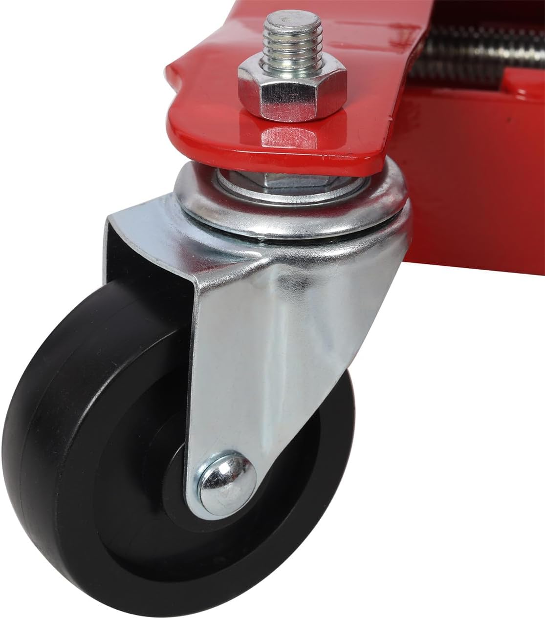 Low Lift Transmission Jack, with Nylon Safety Strap, Used for Transmissions on Smaller Vehicles, 450 Lbs