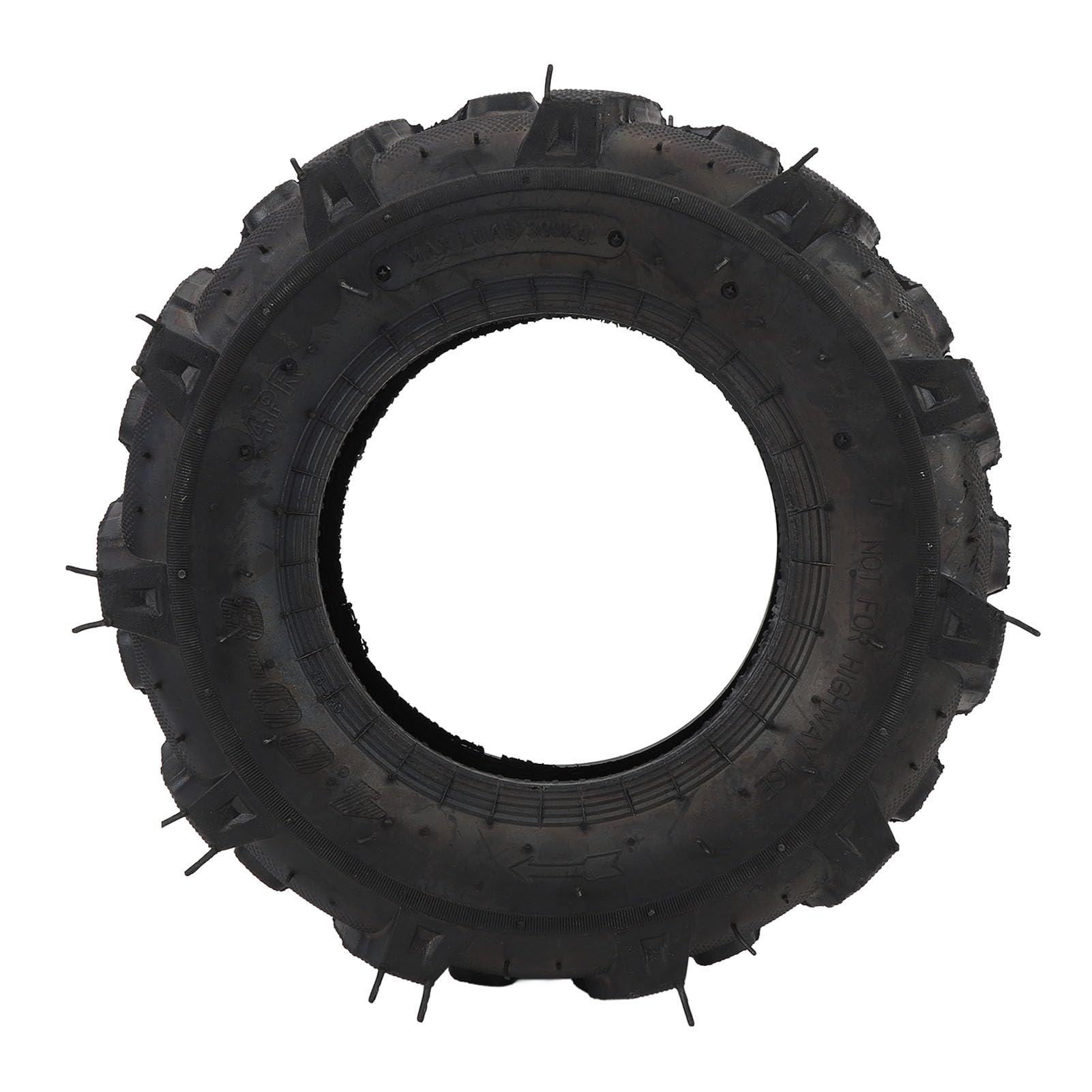 Luocute 4.00-8 Tubeless-Reifen 2er-Set 8-Zoll Gartentraktorreifen 672 Pfund Tragfähigkeit