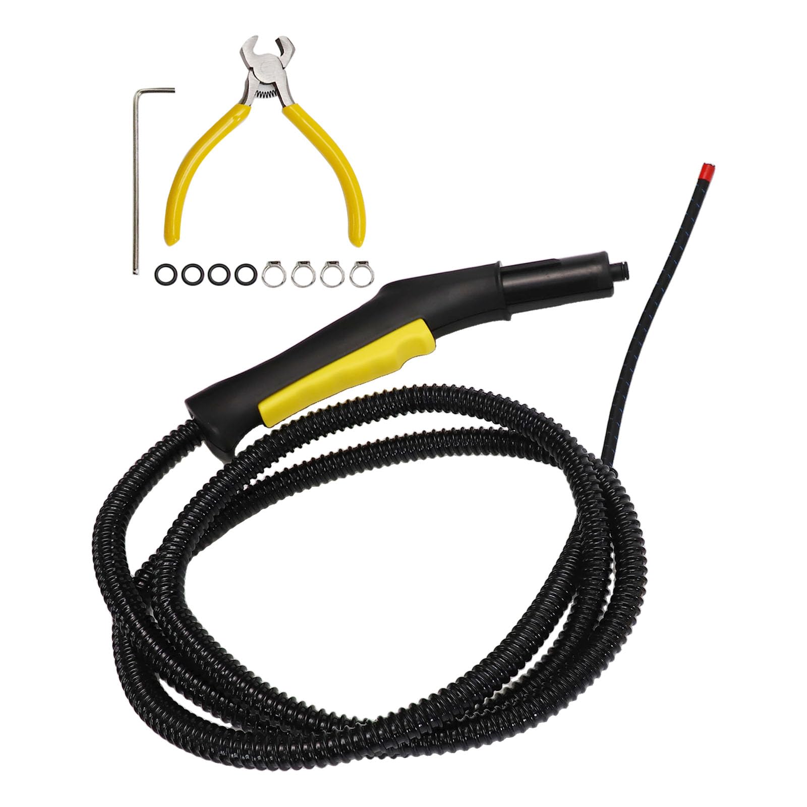 Kärcher manguera de prolongación para Kärcher, Manguera de limpieza de vapor con mango de control, manguera de repuesto para lavadora de alta presión, para Karcher SC1 SC2 SC3 SC4 4.322-048.3/43220483