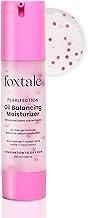 Foxtale Oil Balancing Moisturizer with Niacinamide, Azelaic Acid Pearls & Cica | 8+ Hours Shine-Free Hydration, Pearlescent Glow, Smooth Texture | Lightweight & Non-Comedogenic | 50ml