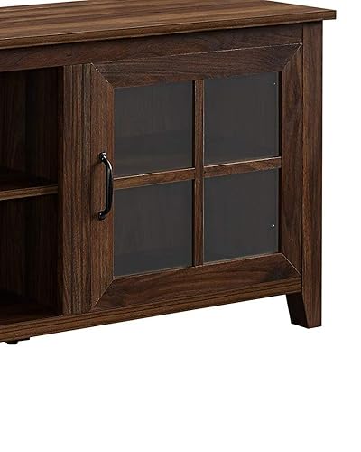 Amazon.com: Walker Edison Portsmouth Classic 2 Glass Door TV Stand