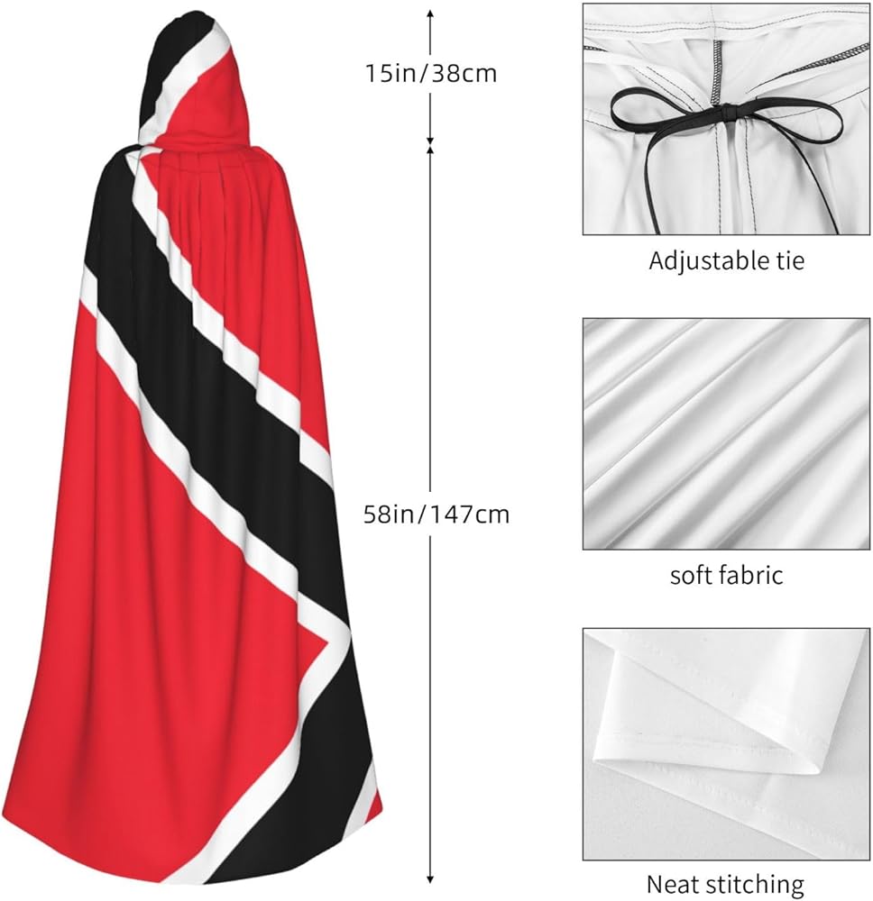 Math Formule Print Carnaval Hooded Cape Cosplay Mantel
