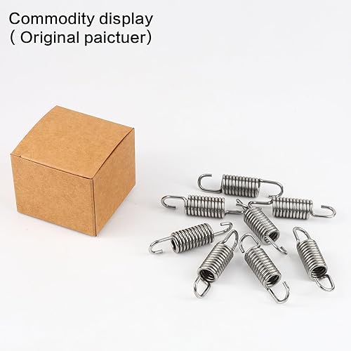 Miniatura 4 de GNPADR Muelles de tensión de repuesto de acero inoxidable con revestimiento protector de 2-14 pulgadas (8 unidades) para muebles de sofá cama