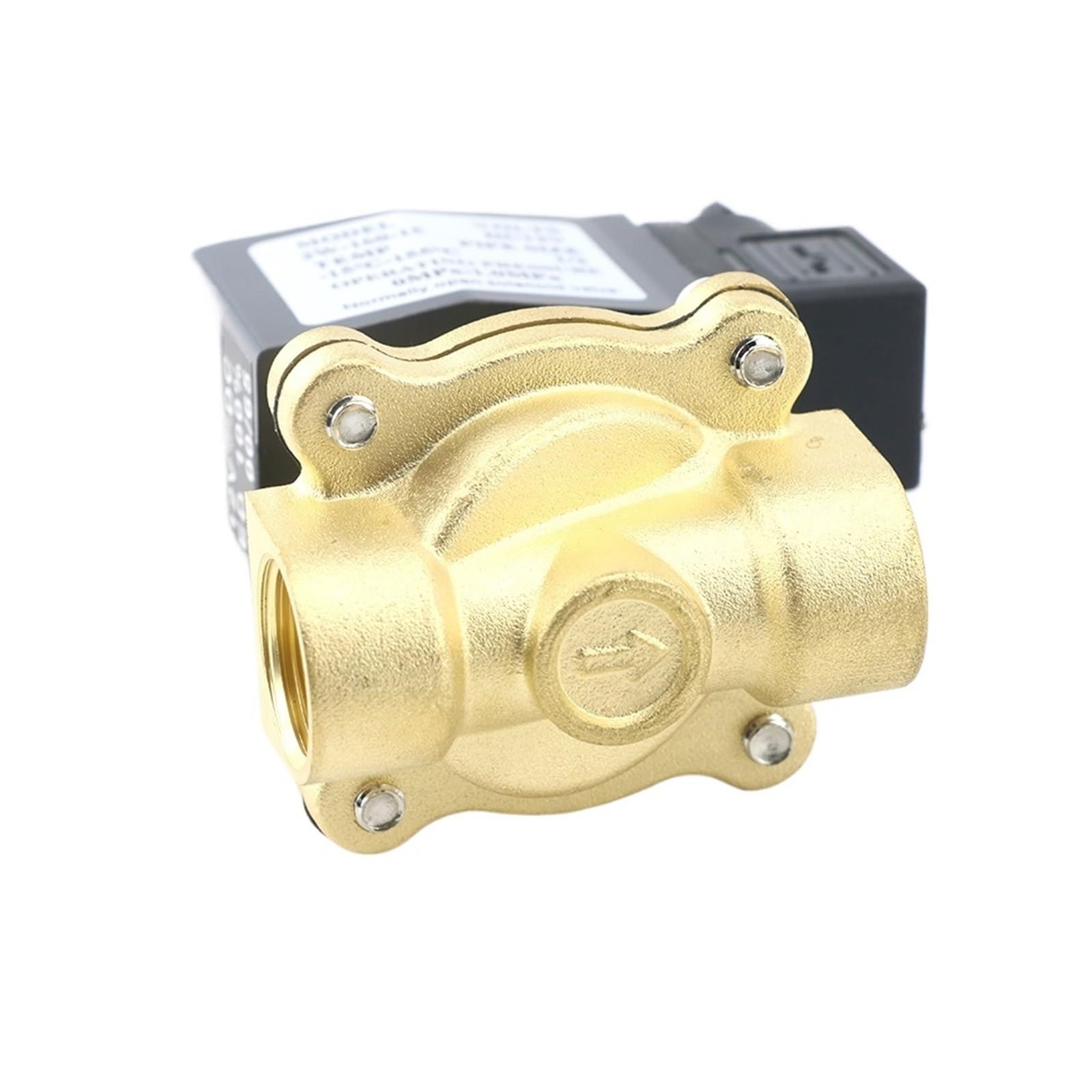 Wysokotemperaturowy mosiężny/stal nierdzewna Normalnie otwarty zawór elektromagnetyczny DN15 DN20 1/2" 3/4 "(DN20, BRASS_DC24V)