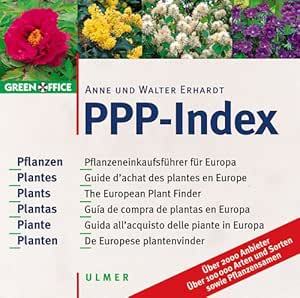 PPP-Index, 1 CD-ROMPflanzeneinkaufsführer für Europa. Für Windows 95/98/2000/NT. Über 2000 Anbieter. Über 100.000 Pflanzen sowie Pflanzensamen. 6-sprach.