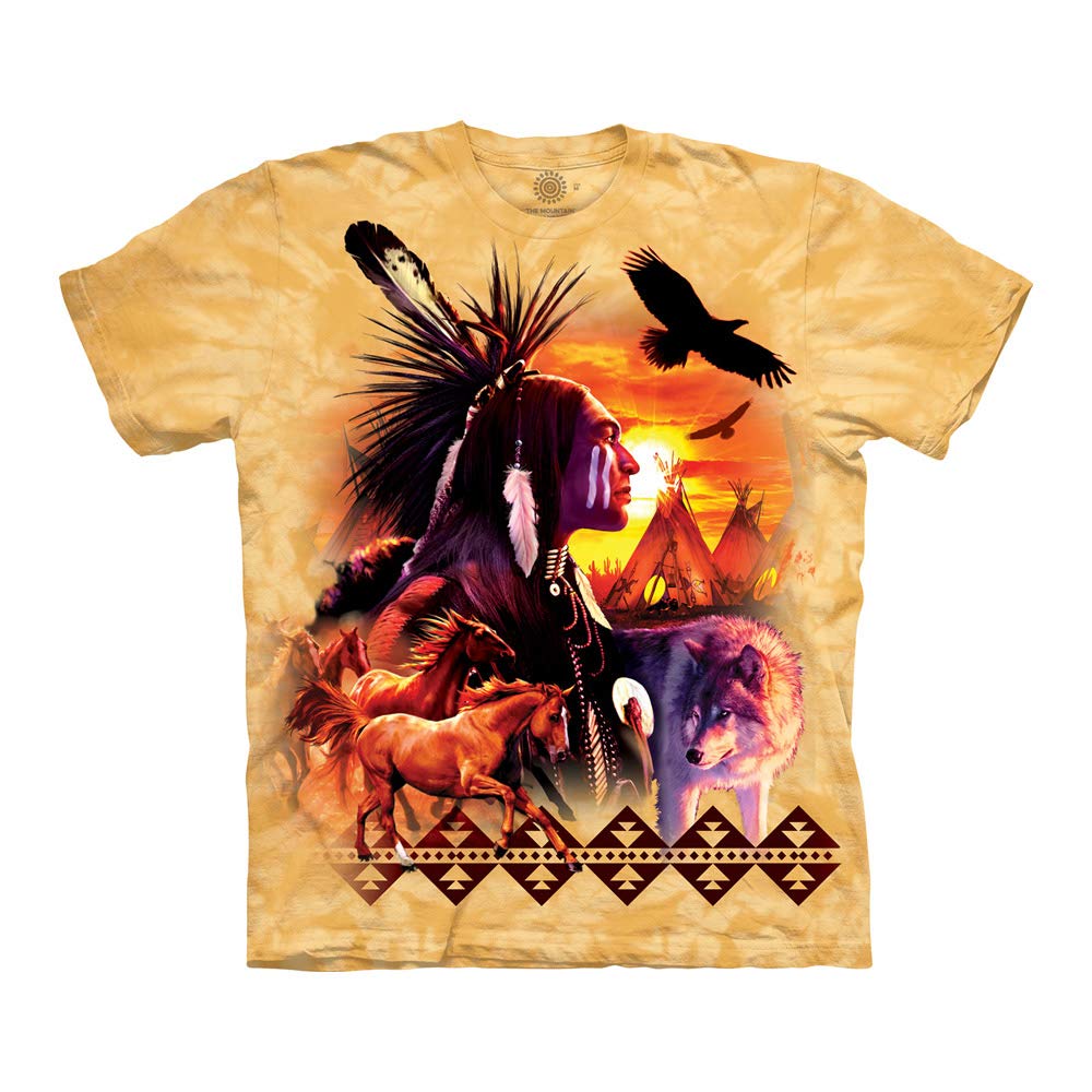 The MountainUnisex Indian Collage T-Shirt