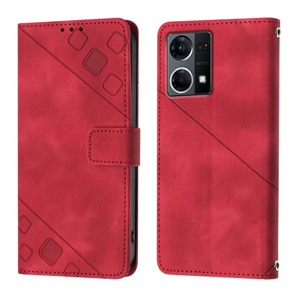Cover MAOGE In Pelle Per Oppo Reno 8 Lite / Reno 7 Lite: Portafoglio E Supporto - 2