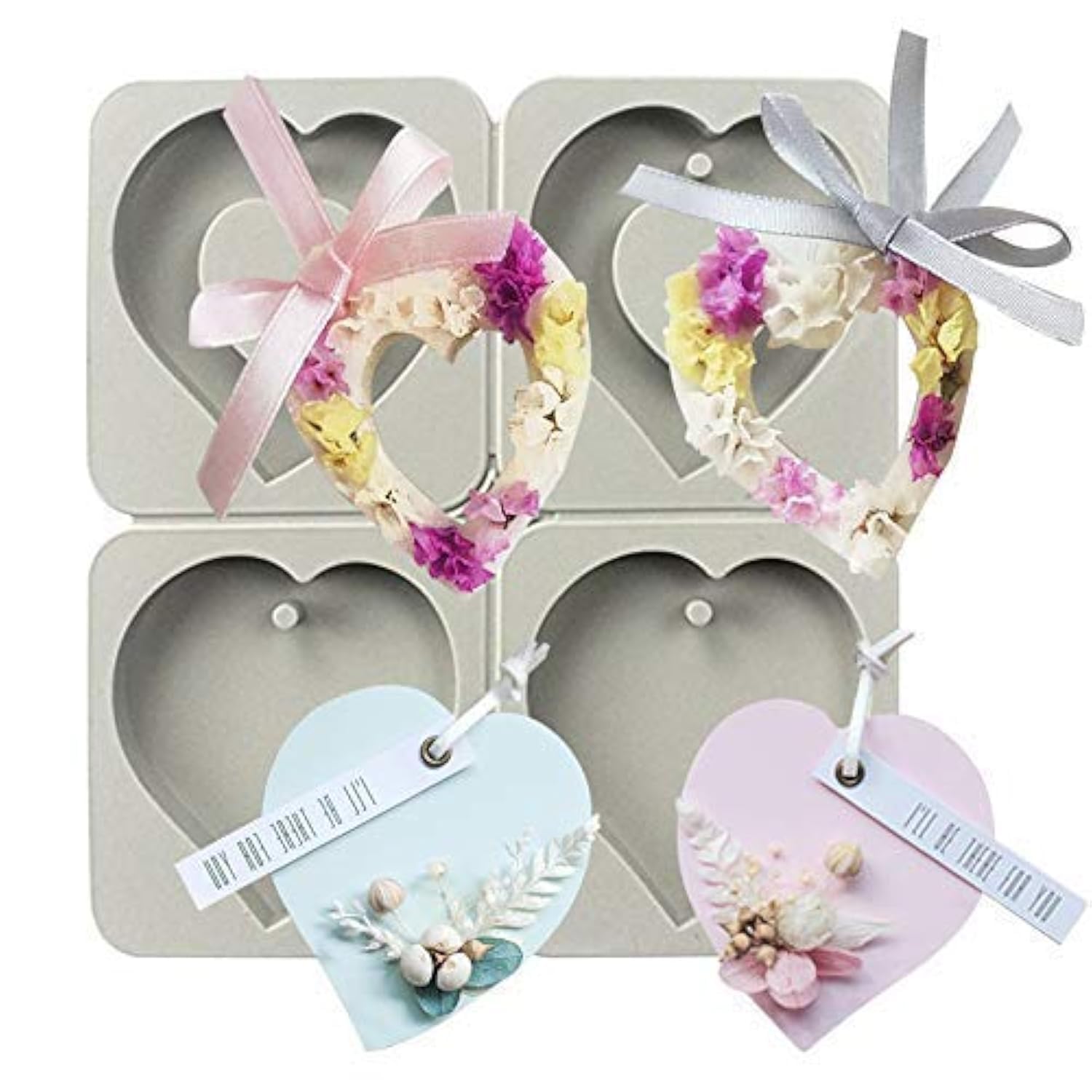 Stampi in Silicone Stampo in Silicone A 24 Fori Stampo per Sapone in Gelatina Stampo per Cioccolato Fai da Te Attrezzo per Decorare Torte da Cucina Stampi per Gesso