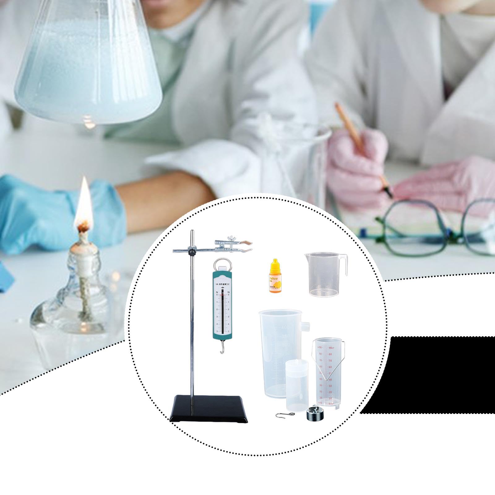 Prinzip Physik Experimentierkasten mit Überlaufbecher Auftrieb Demonstrator Experimentalwerkzeug Aus Pp für Unterricht Labor, Stil B