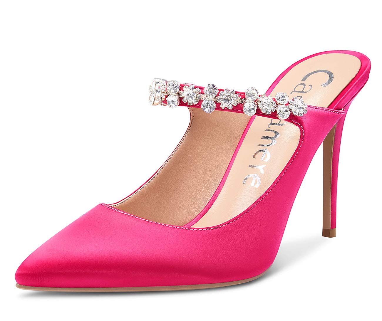 Castamere Scarpe col Tacco Donna Slingback Moda Cristallo Sandali Tacco a Spillo 10CM