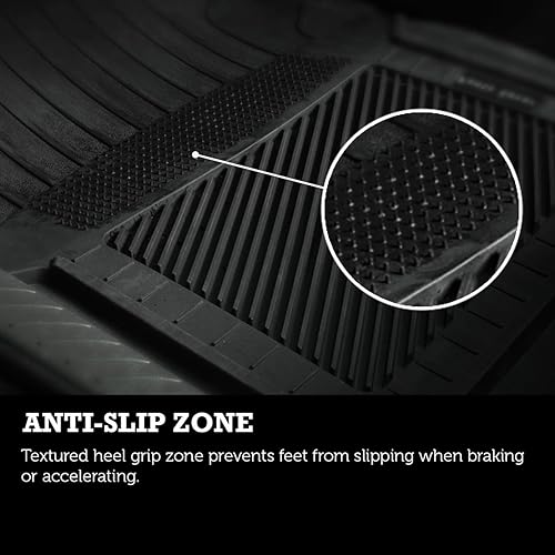 Miniatura 3 de PantsSaver Alfombrillas de suelo de ajuste personalizado para Chevrolet Aveo 2019, protección total resistente, color negro