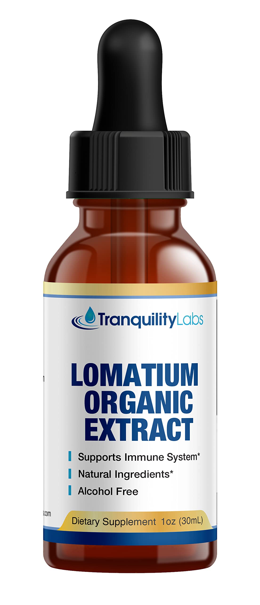 Tranquility LabsLomatium Organic Extract, Support Immune System, Natural Ingredients (30 ML)