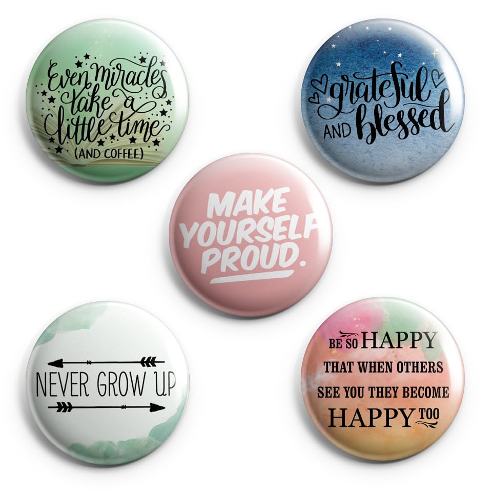 AVI 58mm Regular Size Metal Fridge Magnet Multicolor Positive Motivational Quote Design Pack of 5 C5MR8002489 (B0DBVWXVV8) Amazon Price History, Amazon Price Tracker
