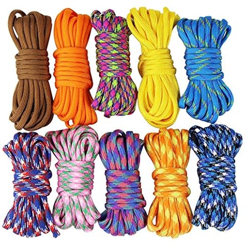UOOOM Paracordes Multicolores 10pcs Cover