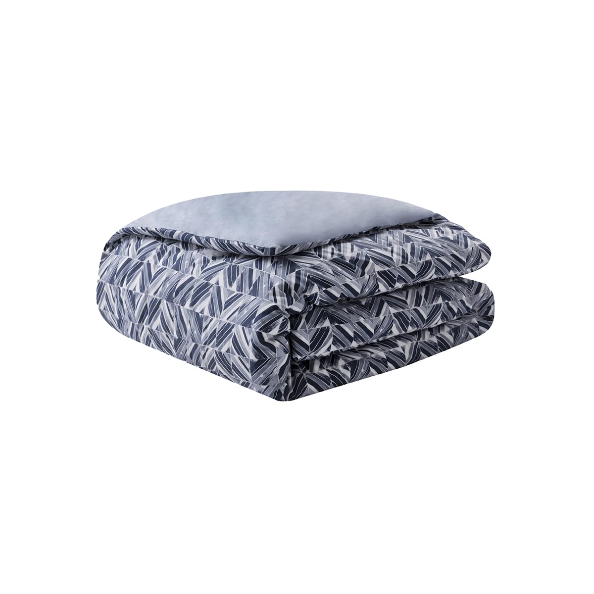 Essix Printed Cotton Percale Duvet Cover, Reflections, 240 x 220 cm, Blue - Image 2