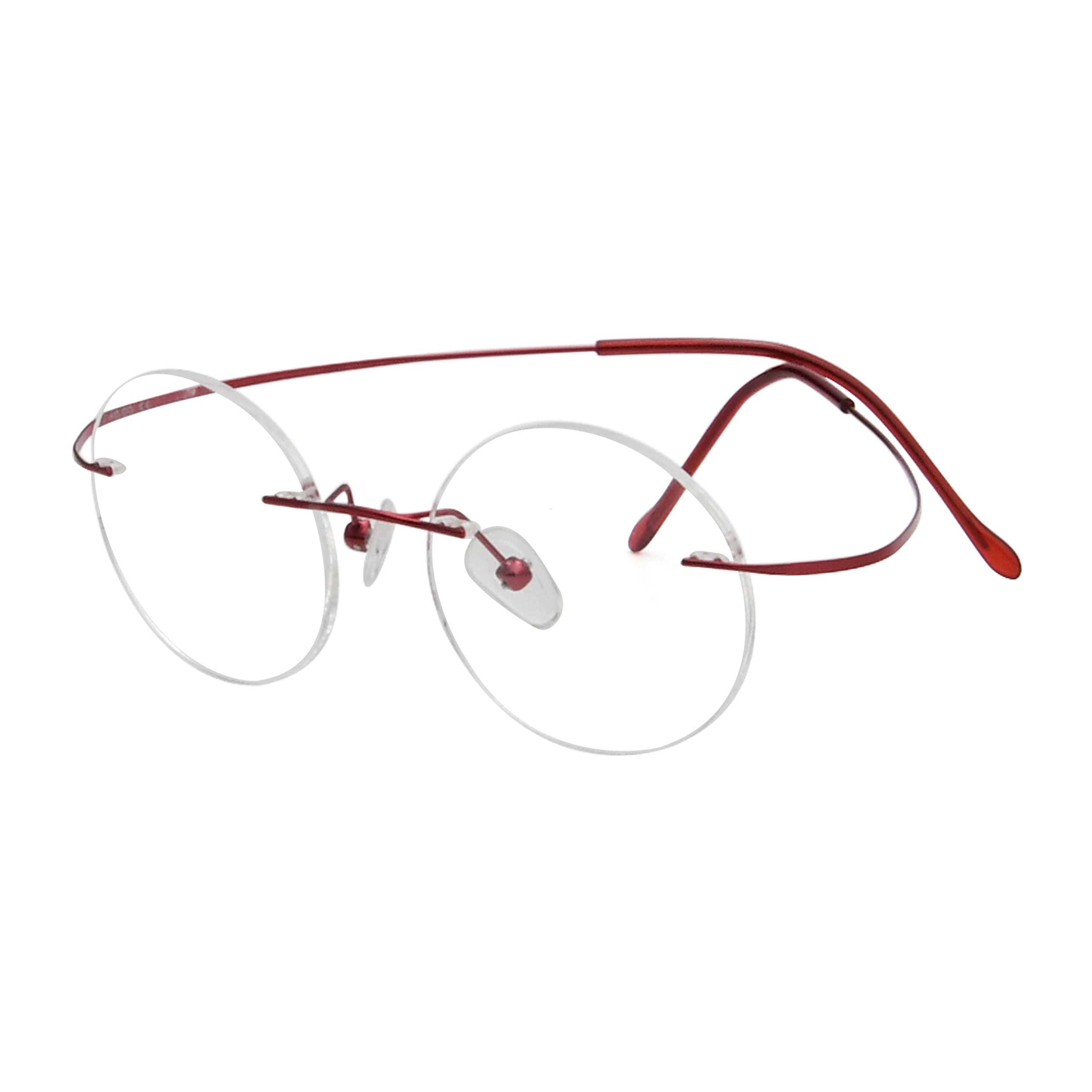 Eyekepper Titanium Rimless Round Reading Glasses Circle Readers For Men