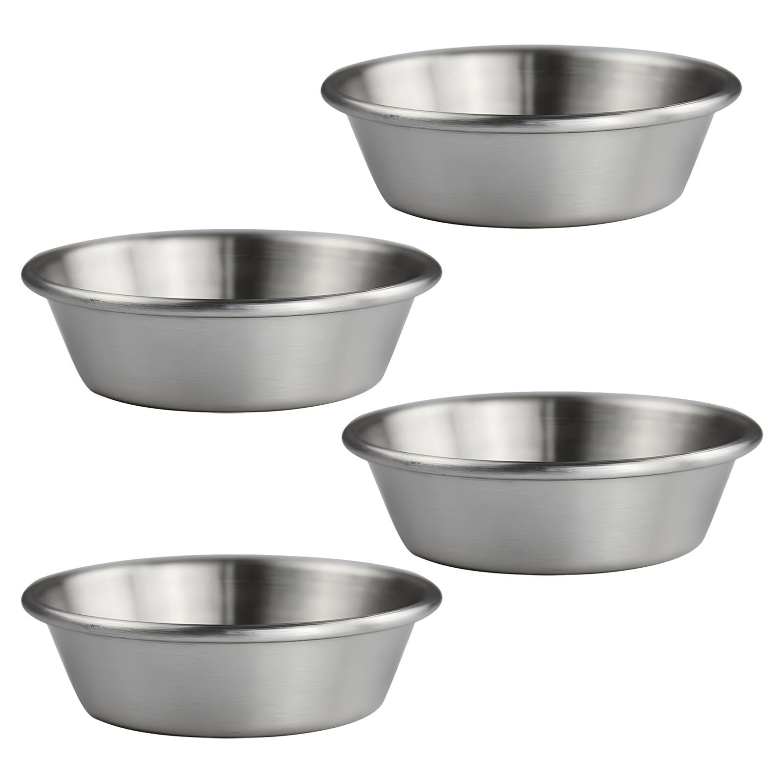 4 Pack Stainless Steel Mini Dip Bowls - 2.3oz Small Sauce Cups, Gold, For Soy Sauce, Condiments & Snacks - View #2
