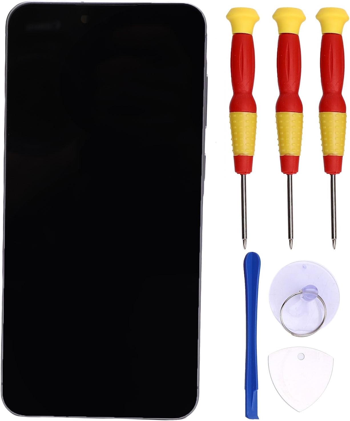 Phone Screen Assembly Replacement for A56 5G 2025 A566 with Frame Fingerprint Repair Tools Organic LED Display Touch Screen Digitizer Assembly