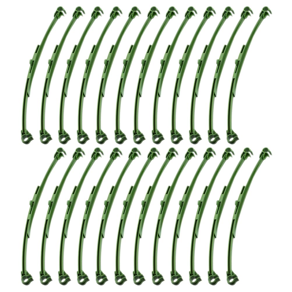 Clips Plastique Résistants aux UV pour Support et Cage à Tomates Solide