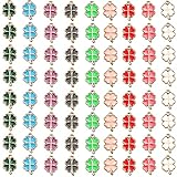 El paquete incluye: recibirás 45 colgantes de 4 piezas, 9 colores, 5 de cada color, cantidad suficiente y muchos colores para satisfacer tus diversas necesidades de fabricación de joyas.