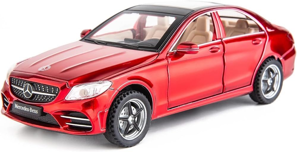 Triyugo Mercedes METALCAR 1:32 Die-Cast C-Class with 6 Openable Doors,Pull Back Action,Blinking Lights & Music (B0CG9PXGJW) Amazon Price History, Amazon Price Tracker