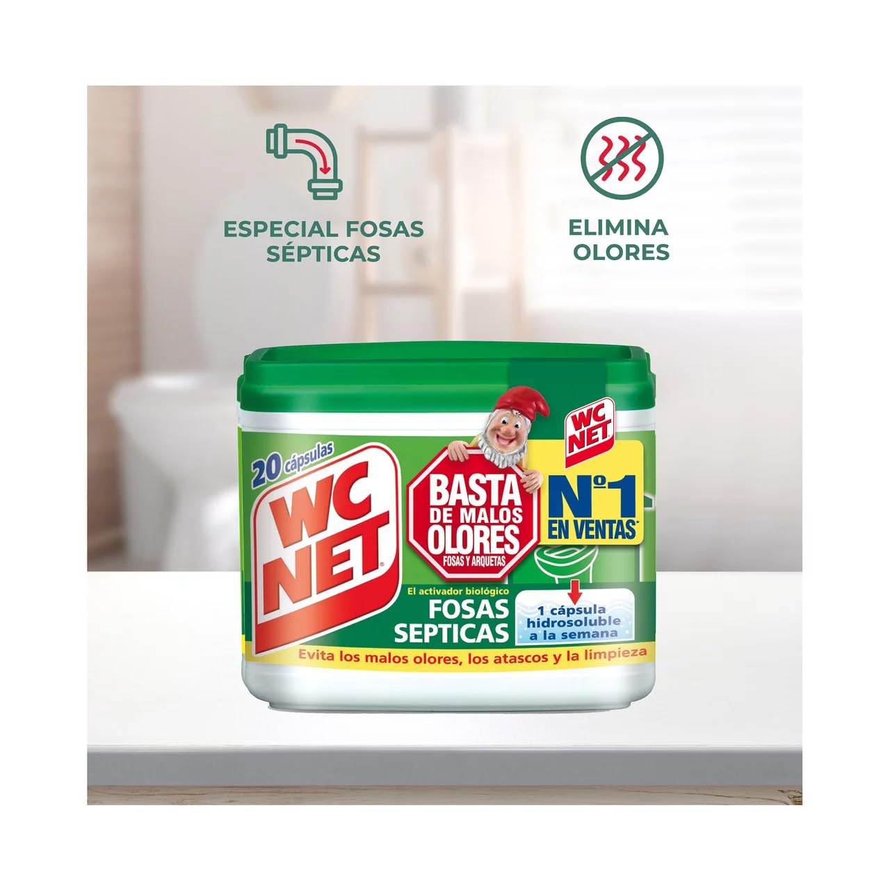 Abflussreiniger für Klärgruben 20 Beutel 360 gr. 2er-Pack