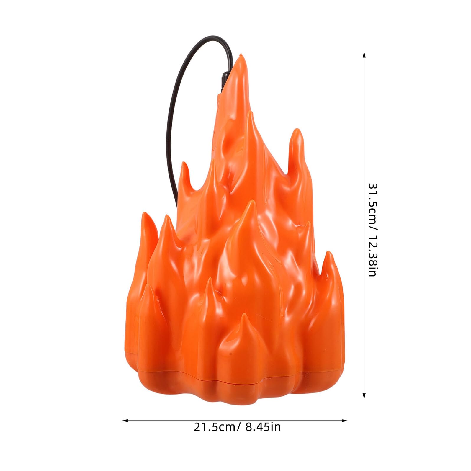 OUNONA Lampada Effetto Fiamma Finta Luce Tremolante LED per Patio Campeggio e Arredamento Casa Simulazione Fuoco senza Fumo