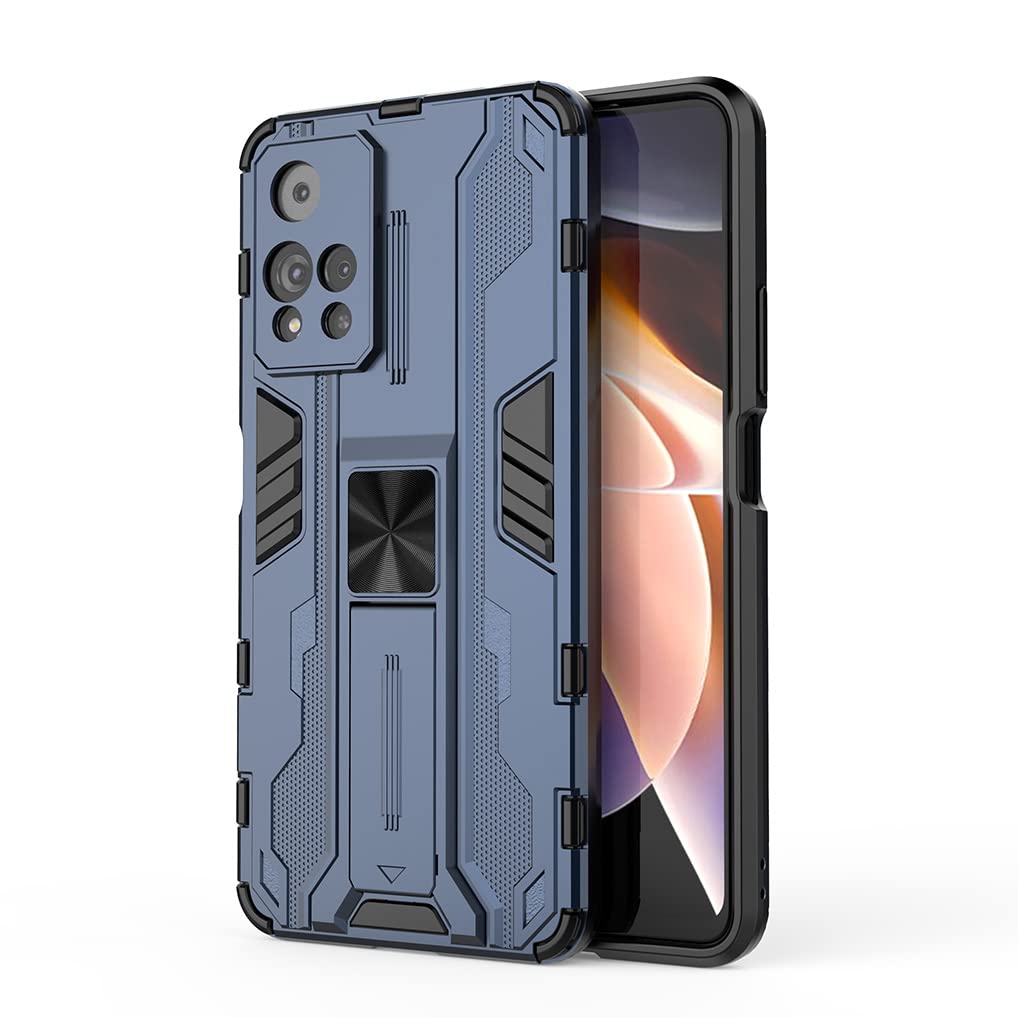 SEEKO Cover Per Xiaomi Redmi Note 11 Pro+ 5G - Antiurto Militare Con Anello E Cavalletto, Oro Rosa