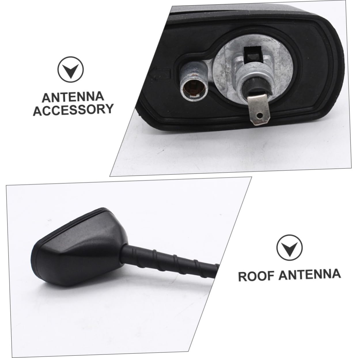Artibetter Antena de Techo Decorativa para Coche Duradera y Resistente para Exteriores y Viajes