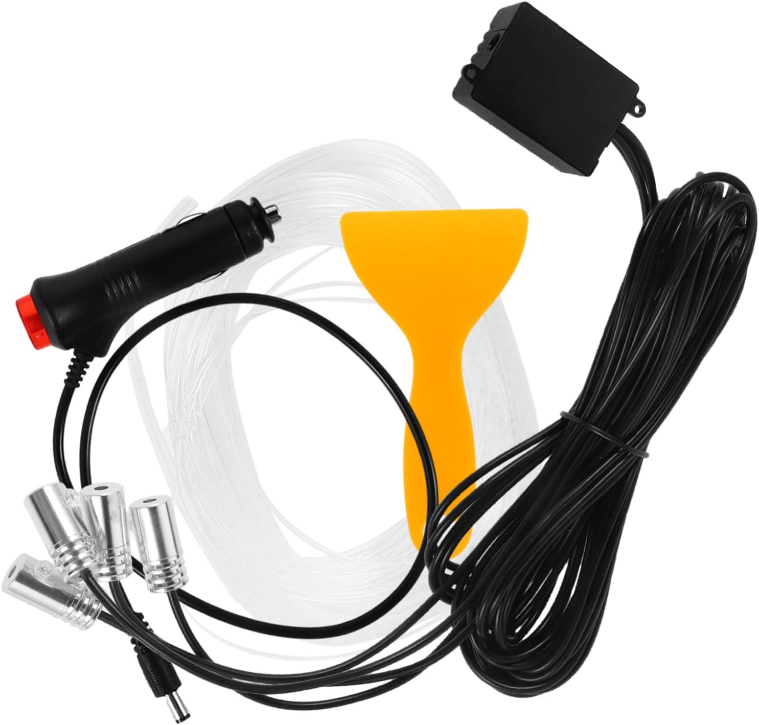 MAGICLULU 1set Car Interior Led Atmosphere Light Strip Fiber Optic Kit for Decoration RGB Color Changing for Stylish Vehicle Ambiance