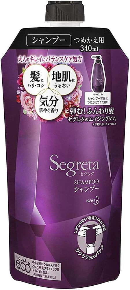 SegretaKao Plump Volume Hair Shampoo - 285ml - Refill (Harakjuku Culture Pack)