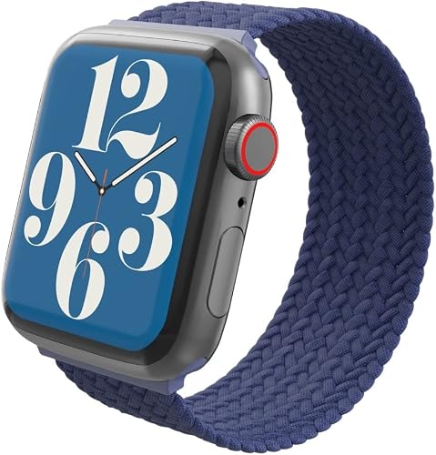 ZAGG Gear4 Braided Stretchy Solo Loop Band - Compatible with Apple Watch 42mm 44
