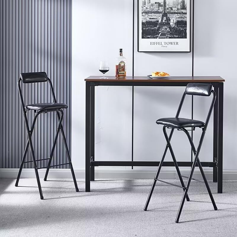 Tabouret de bar pliable idéal pour cuisine et terrasse extérieure moderne