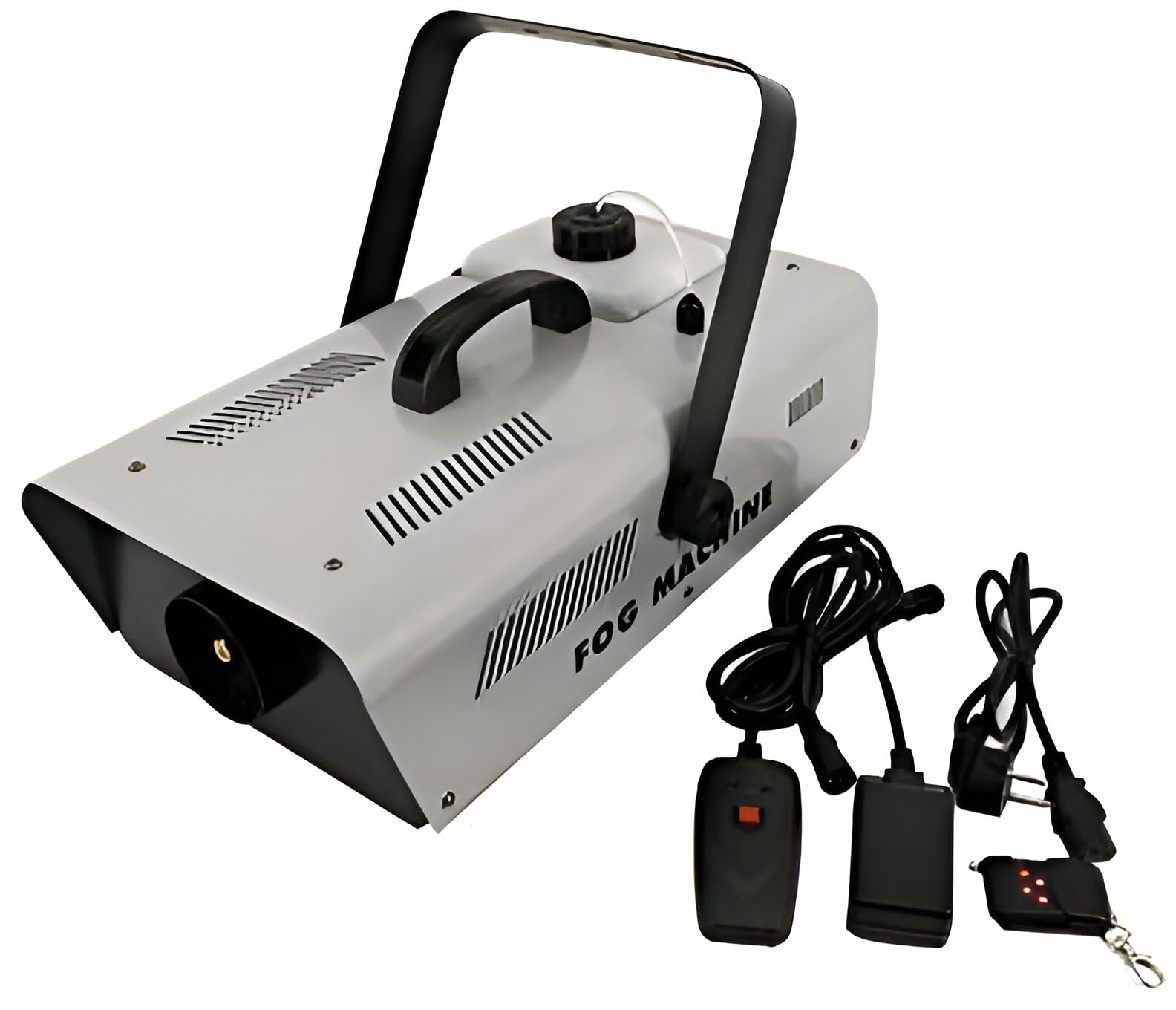 DaBeatz 1200W Fog Machine with Wired Remote | Portable Smoke Machine for Parties, Stage, Weddings, Diwali | High Output Fogger | Professional Smoke Maker (Silver)