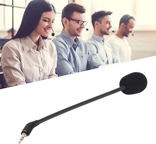 Miniatura 5 de Microphone Replacement for Logitech Astro Wireless Gaming Headset, 2.5mm Detachable Mic Boom Noise Reduction, 360 Degree Rotatable, Plug and Play
