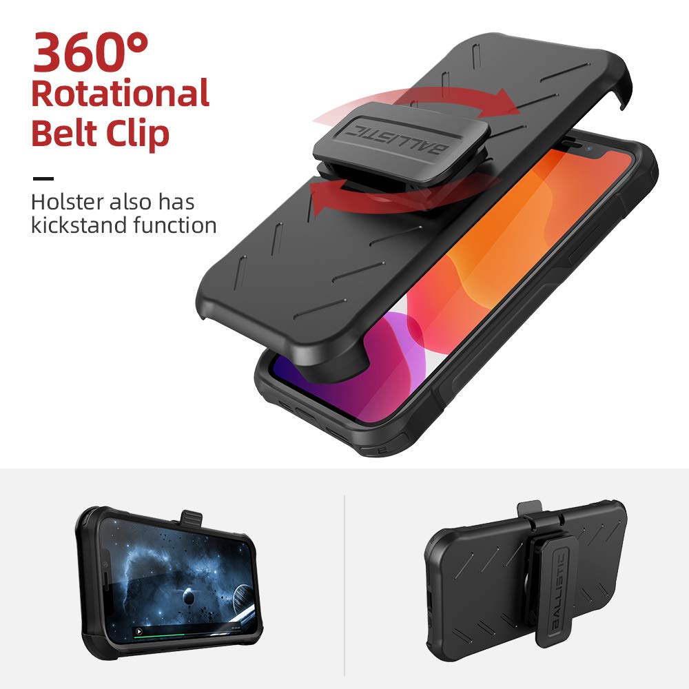 Ballistic Iphone 11 Pro Case Military Grade Protective Holster
