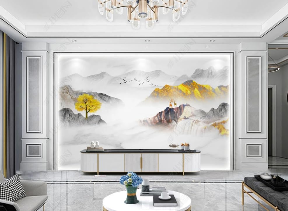Papier peint intissé salon moderne poster géant mural pour chambre parentale