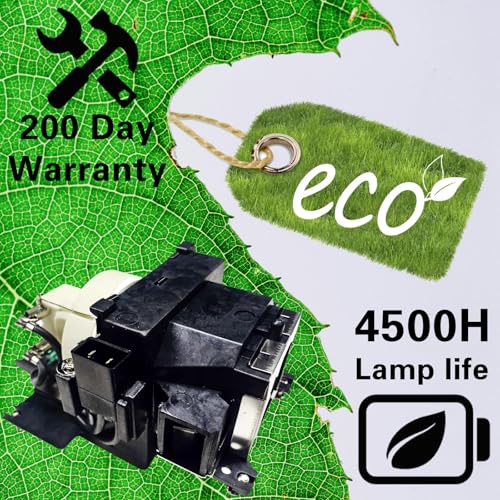Image of ET-LAV100 Replacement Projector Lamp Bulb for Hitachi CP-X4021N CP-X5021N CP-WX4021N CP-WX4022WN X4022WN CP-X5022WN for Canon LV-7490 for Sanyo PLC-XU4000 Projector with Housing