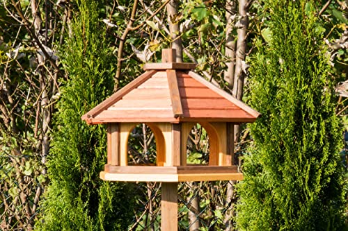 Vogelhaus groß von MAZUR International aus wetterfestem Holz