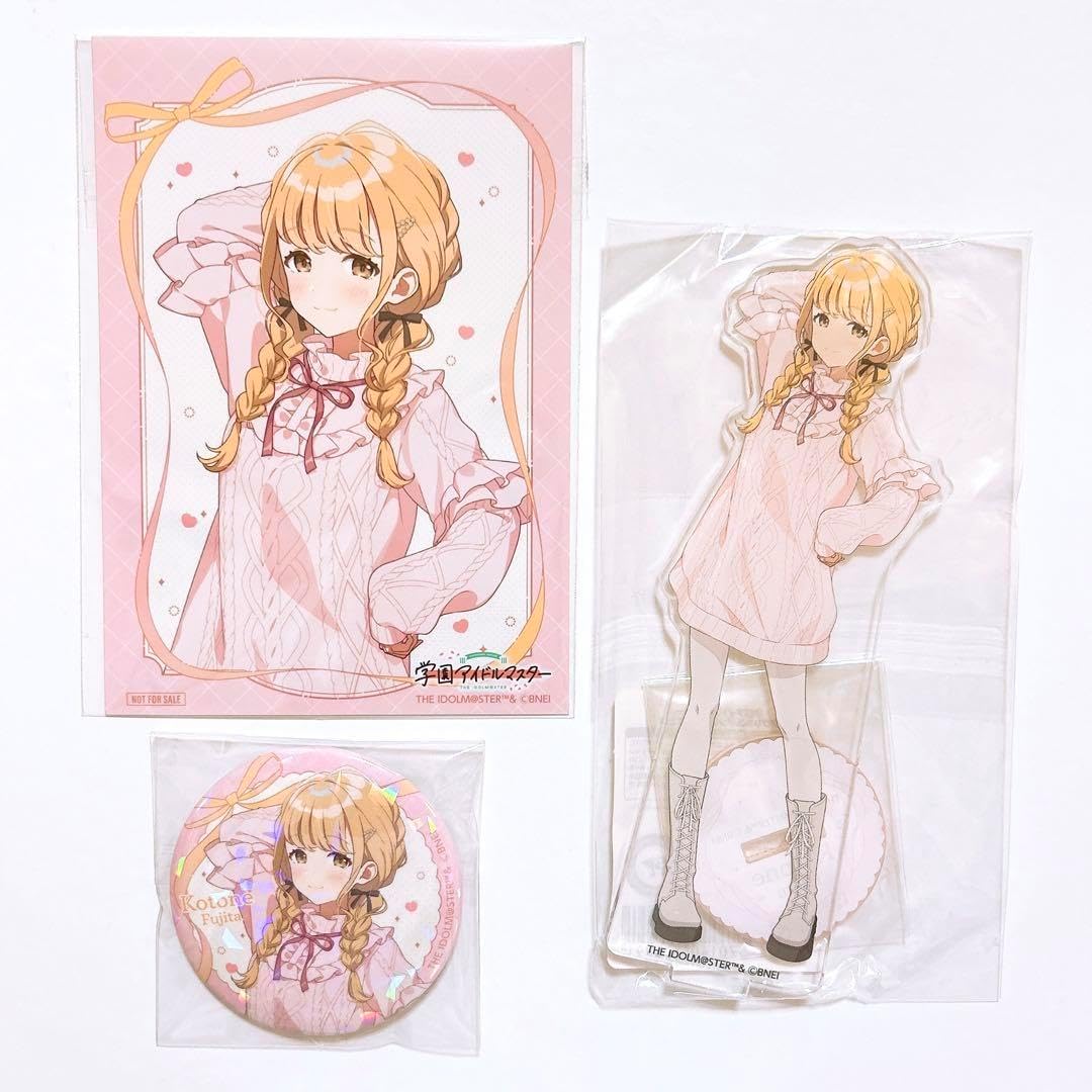 学マス 学園アイドルマスター 109 藤田ことね 缶バッジ 特典