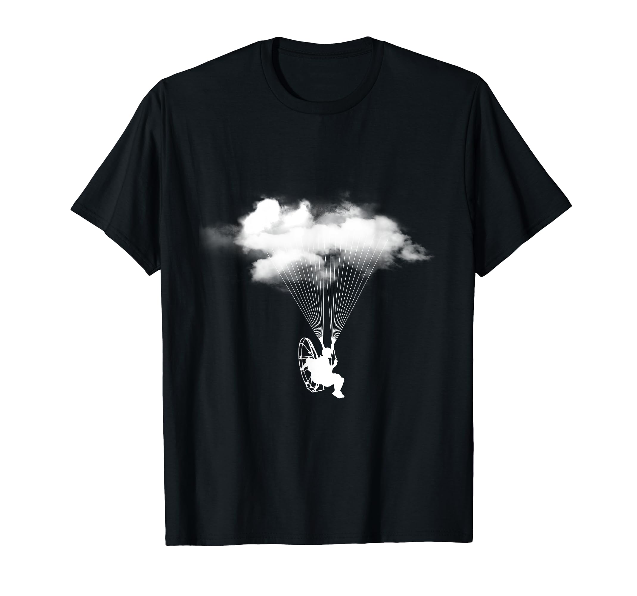 Motor Paraglider & Powered Paragliding DesignsPowered Paragliding Paramotor Powered Paraglider T-Shirt