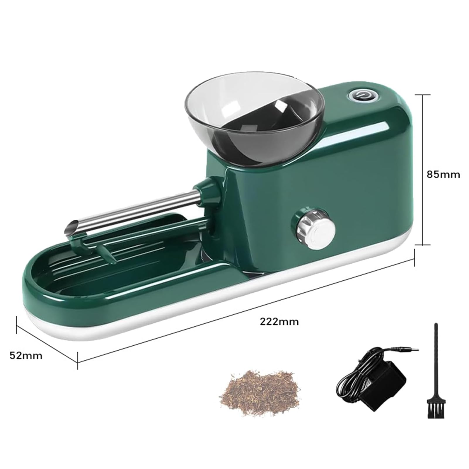 Macchina per rollare Sigarette, Macchina Automatica a rulli con Diametro 6,5/8 mm e iniettore Automatico Elettrico for Tubi di Sigarette