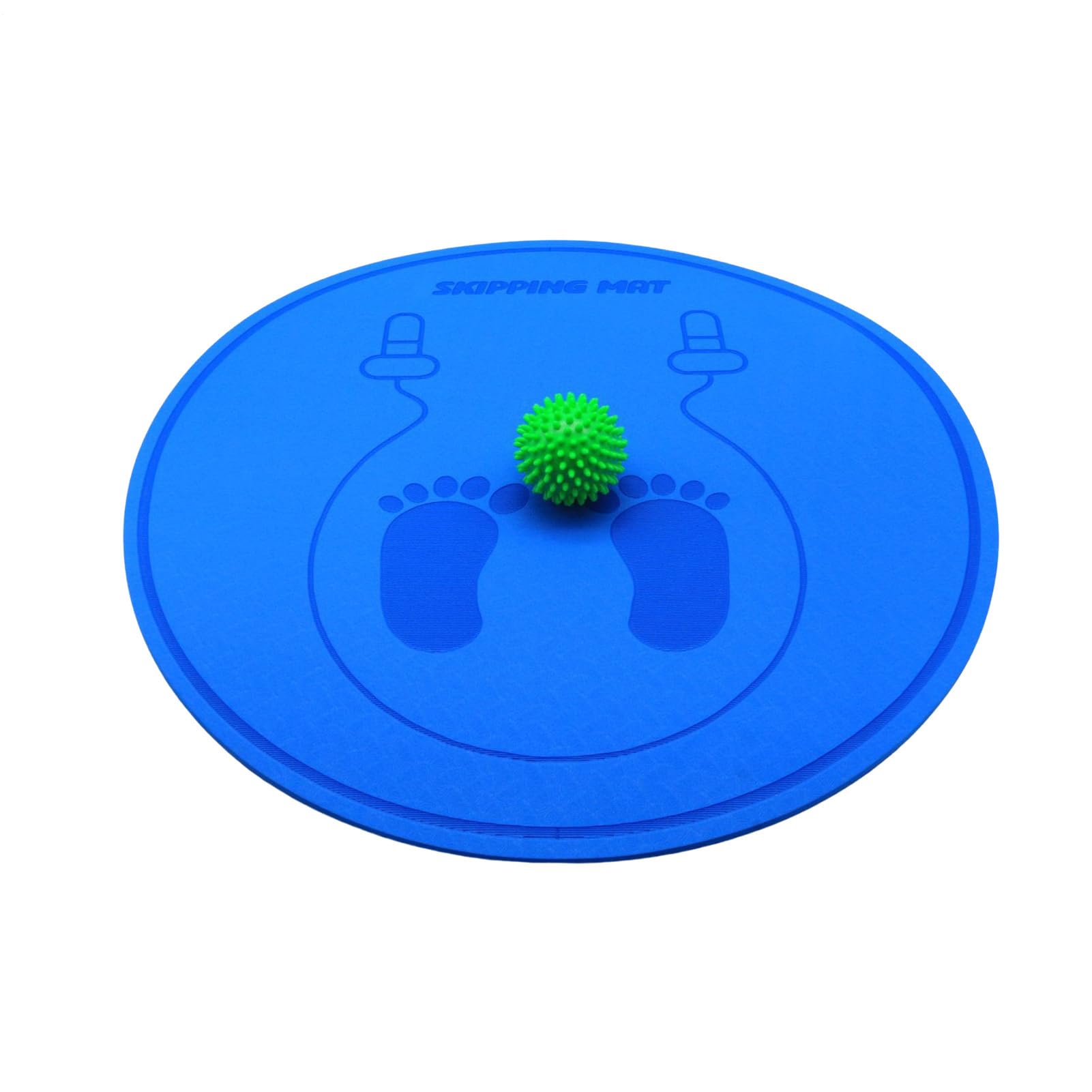 Jump Rope Mat Outdoor - Round Exercise Pad, Shock Absorbing | Soundproof Floor Protector, Home Gym Travel Mat For Fitness Skipping Rope Yoga Training Accessory Indoor Outdoor Use