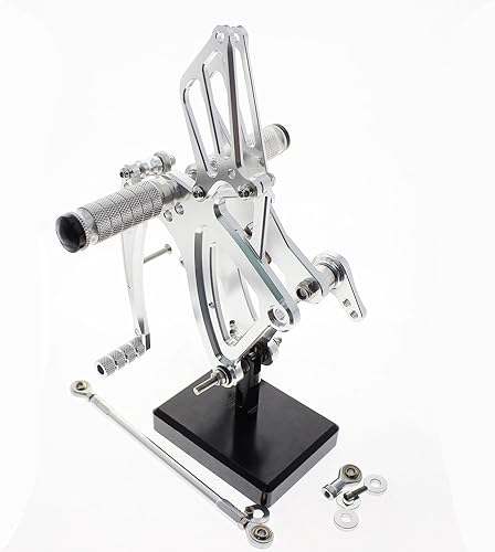 Vista 15 de CNC CBR500R 13-19 - Juego de clavijas traseras ajustables para motocicleta, pedal de cambio de freno compatible con CBR500R CBR400R CB500F CB400F