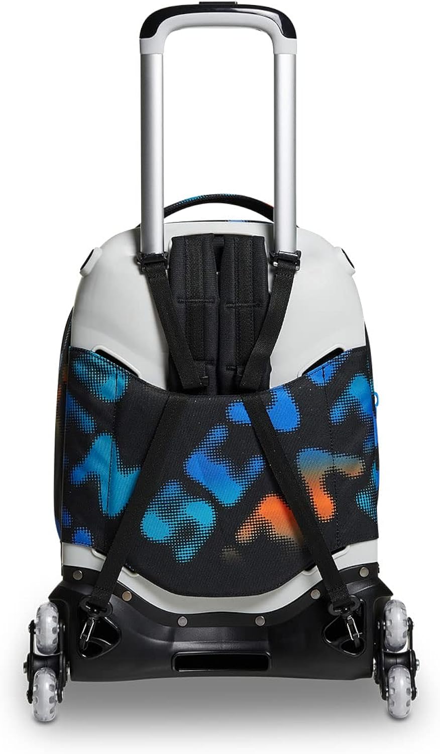 Trolley Scuola Seven - Jack 3 Ruote Detach Melt Boy - Zaino Sganciabile - Doppio Uso con zainetto Trolley Scuola Seven - Jack 3 Ruote Detach Melt Boy - Zaino Sganciabile - Doppio Uso con zainetto