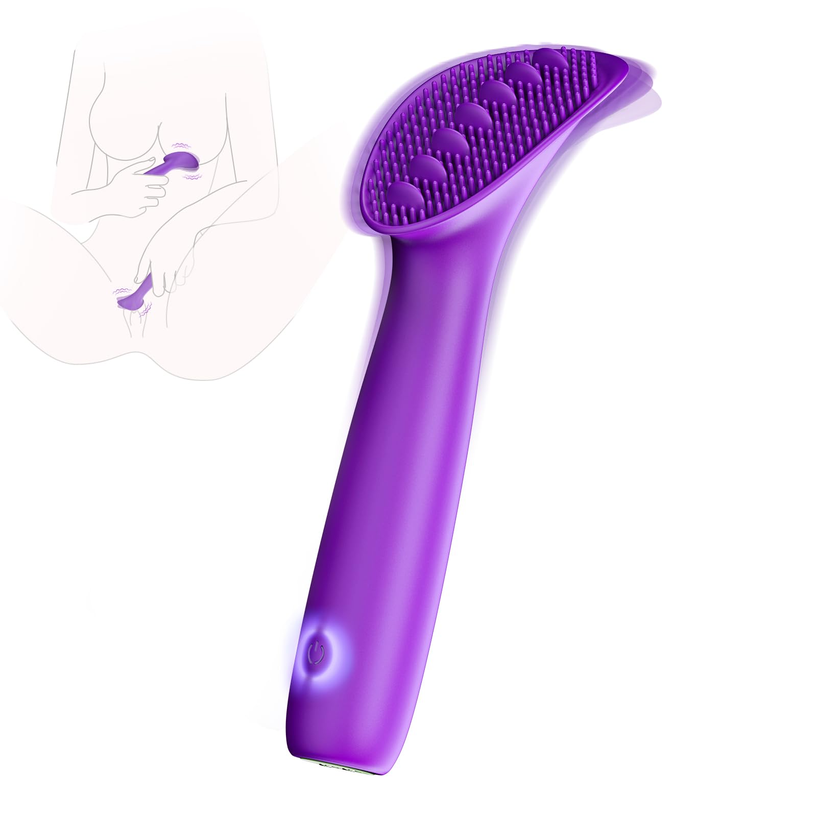 Foreplay Mini Clitoral Vibrator - 10 Vibrations Silicone Waterproof Bullet Vibrator Wand Rechargeable Couples Flirt Rose Sex Toys