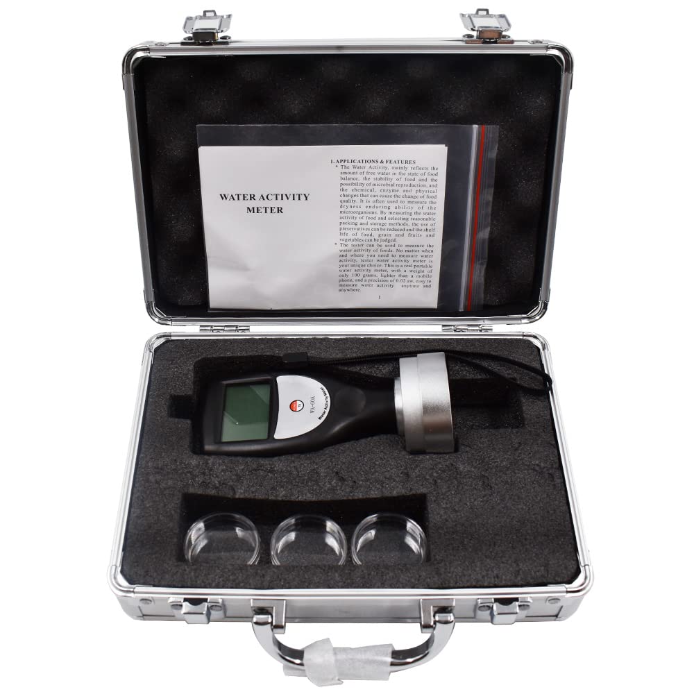 RaeSung WA-160A Food Water Activity Meter Tester WA160A High Accuracy 0.02aw Used to Measure The Water Activity of Foods LCD Display