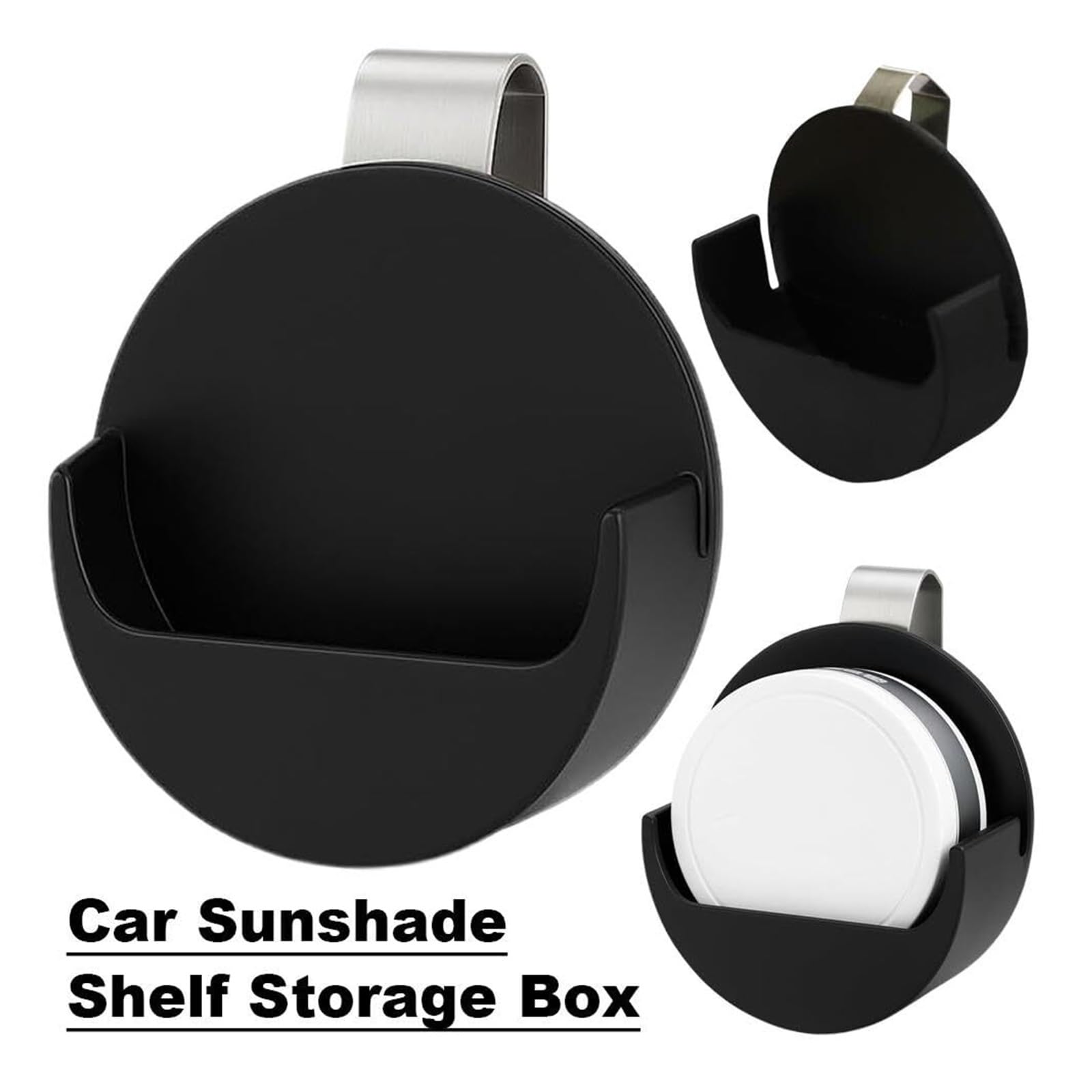 Universal Car Visor Storage Clip with Secure Holder Organizer for Small Items Lightweight Vehicle Accessory with Clip-On Design — view 2